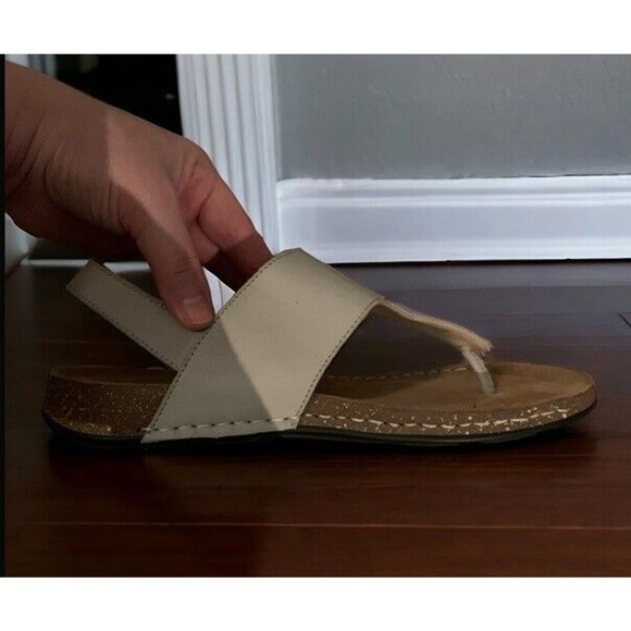 DIBA Shoes HARDY Leather Thong Sandal LIGHT GREY Size 10 Model NEW 38820 - Picture 3 of 8